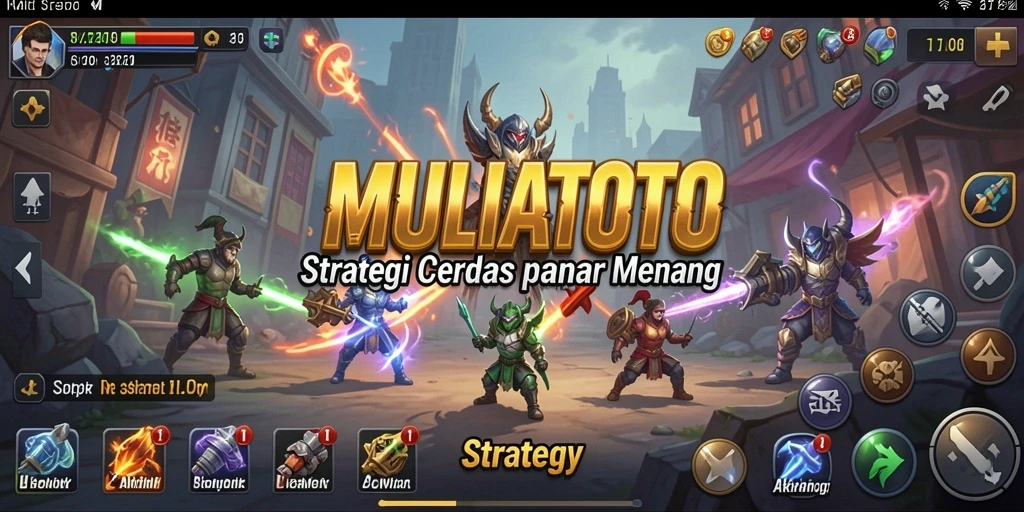Antarmuka MULIATOTO yang menarik dan fungsional.