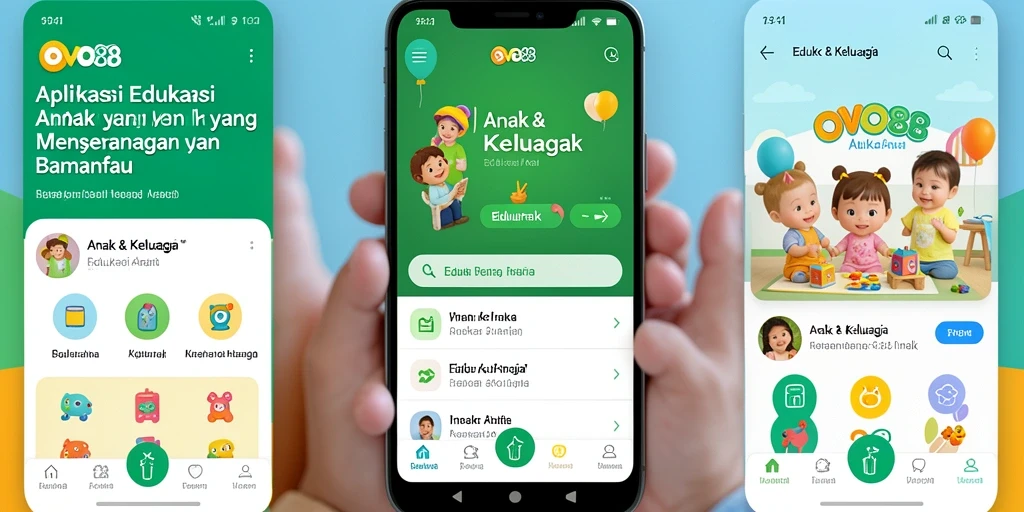 Tampilan antarmuka OVO88 yang menarik untuk edukasi anak.