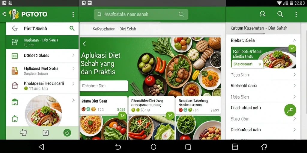 Tampilan antarmuka PGTOTO yang menarik dan fungsional untuk Diet Sehat.